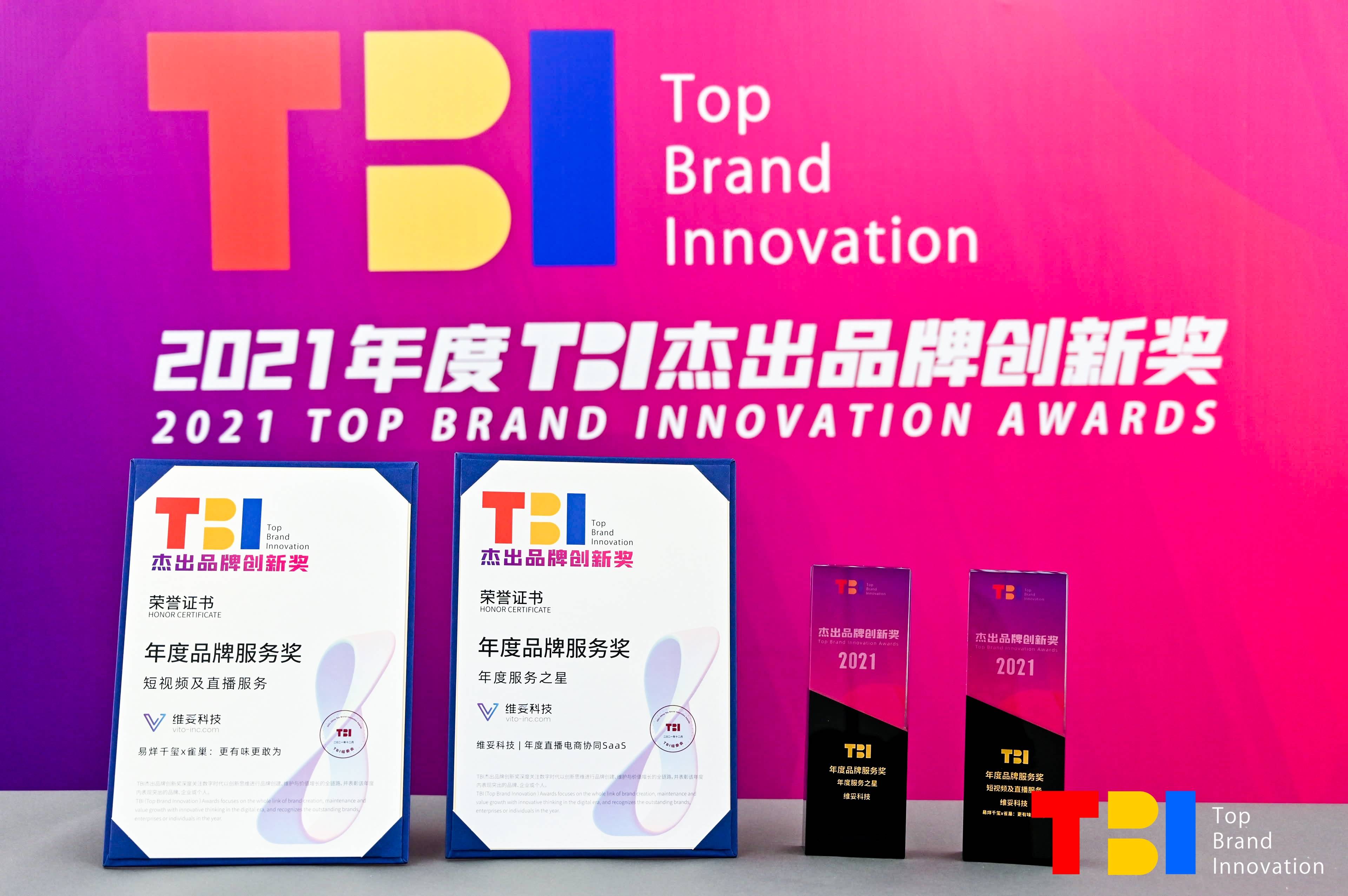 腾讯、京东都参赛的TBI大奖,维妥科技拿了2个奖