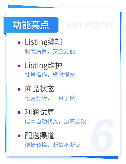 亚马逊ERP积加商品管理 Listing优化更省心