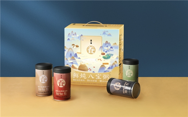 黄小猪中秋发布宋韵小养礼盒,新中式设计走进八宝粥市场