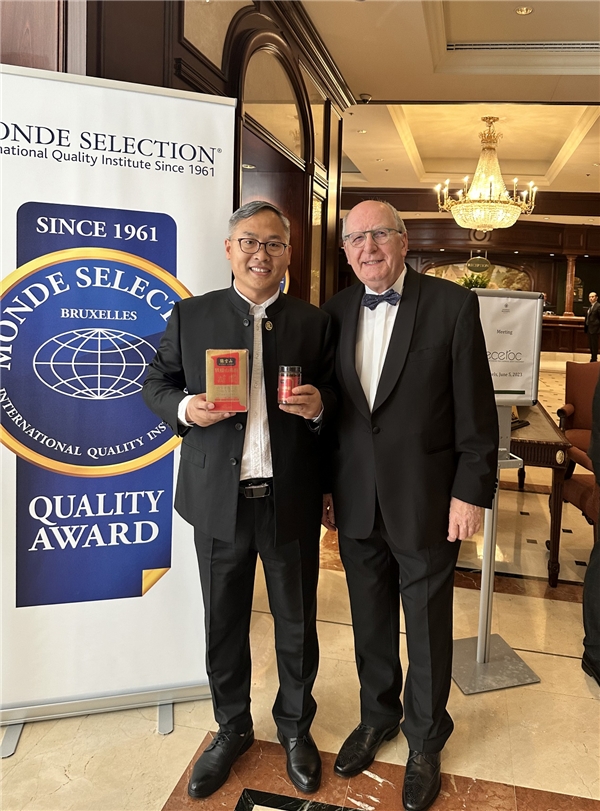 全球山药食品首个世界食品品质大会金奖花落张宝山