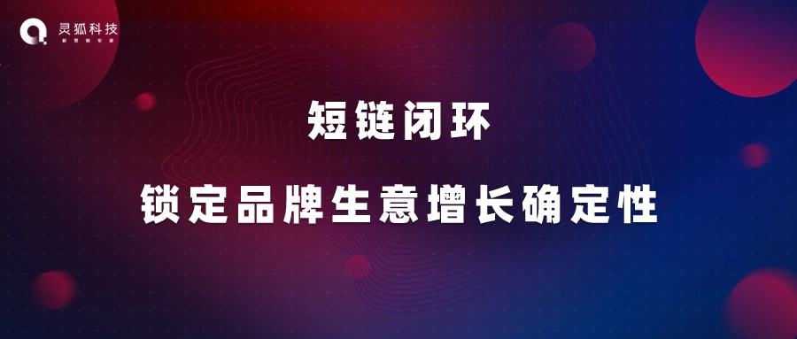 灵狐科技“短链深度营销”解决方案，为品牌电商营销增长去痛