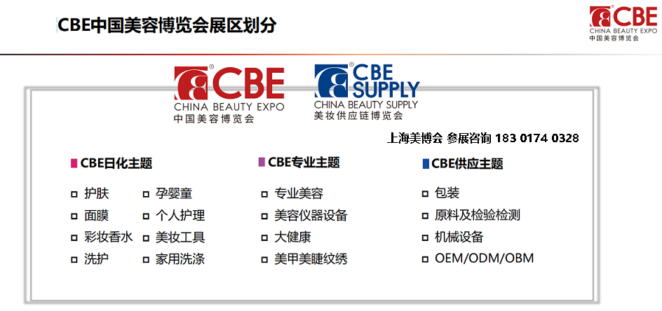 2025年上海美博会、CBE上海美博会、化妆品展、美容展