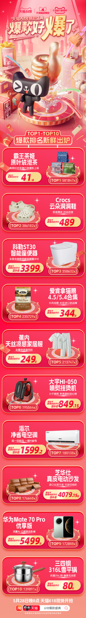 单品销量破50万单！今年天猫618，这些“超级爆款”为何卖得一爆再爆