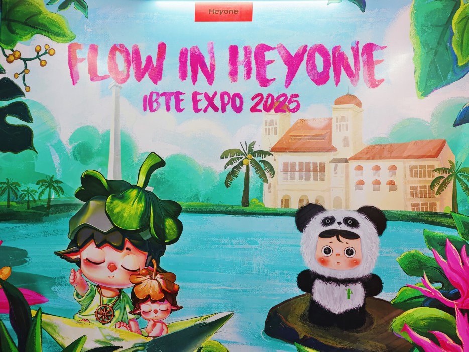 中国潮玩闪耀IBTE，Heyone黑玩首次参展受东南亚市场热捧