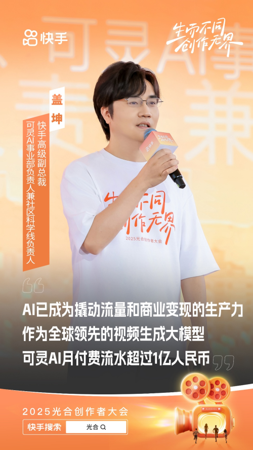 2025快手光合创作者大会：聚焦“短视频直播一体化” 加大公私域联动