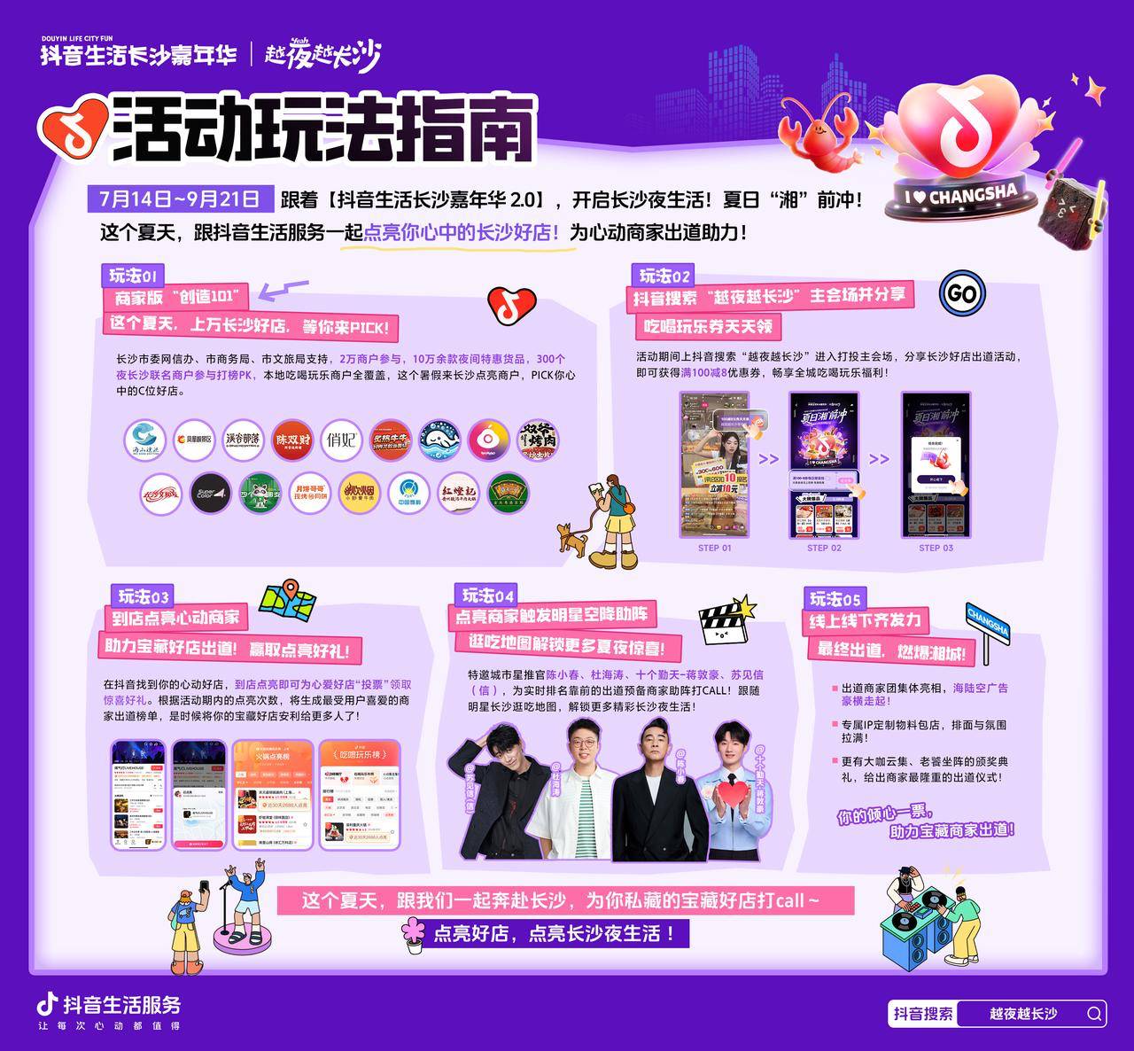 抖音生活嘉年华2.0圆满收官，“长沙好店出道”引爆今夏！