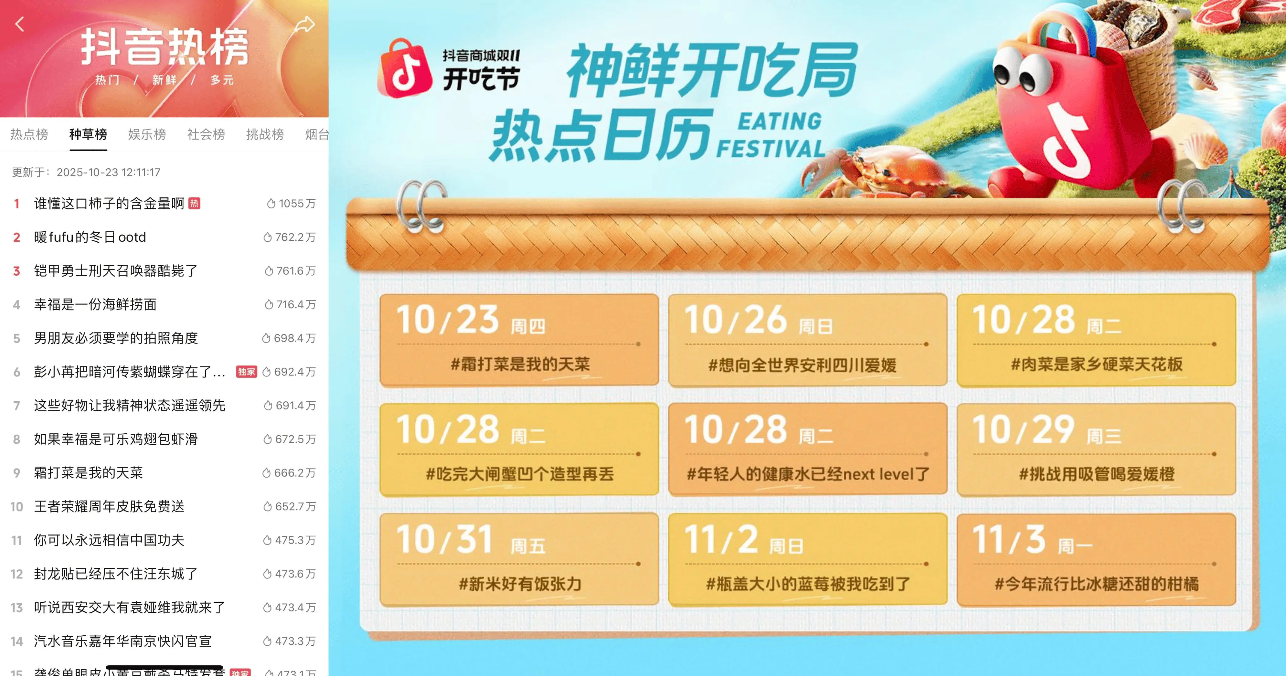 在山河湖海丰收现场品第一口鲜,抖音商城开吃节构建食饮消费新体验