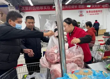 京东折扣超市“千头猪万吨菜”计划引爆河北消费市场