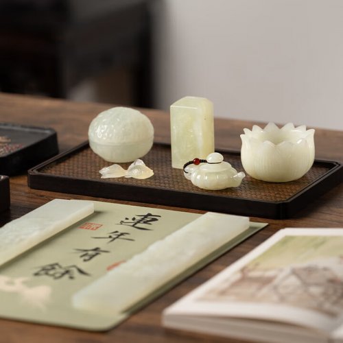 京东11.11演绎非遗之美 原价18888元的连年有余文房四宝 起拍价仅需1元