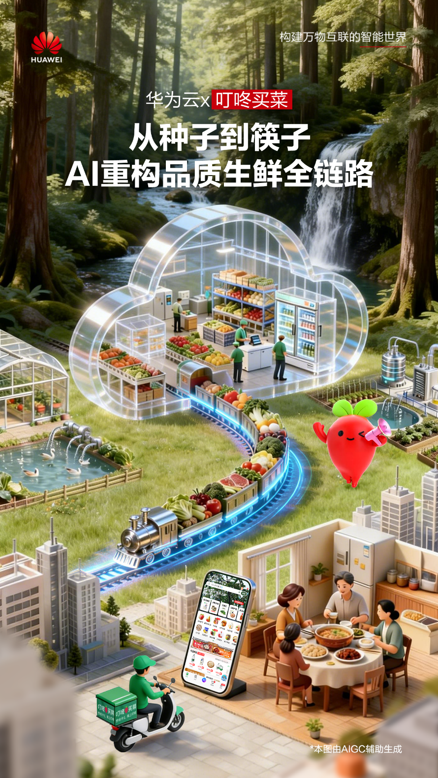 华为云 × 叮咚买菜：从“云”到“鲜”，用科技守护美好生活