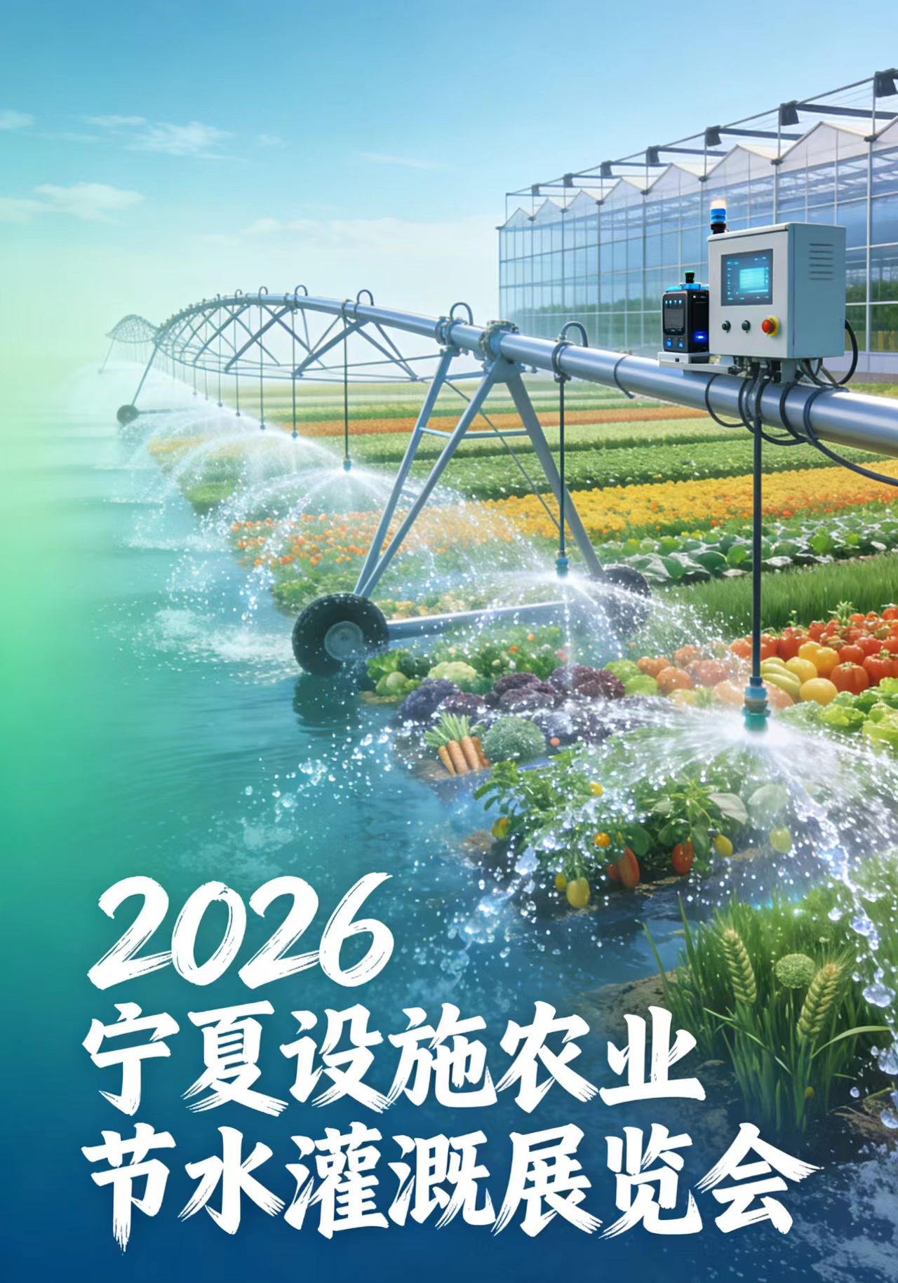 节水灌溉技术展|2026宁夏设施农业与节水灌溉展览会