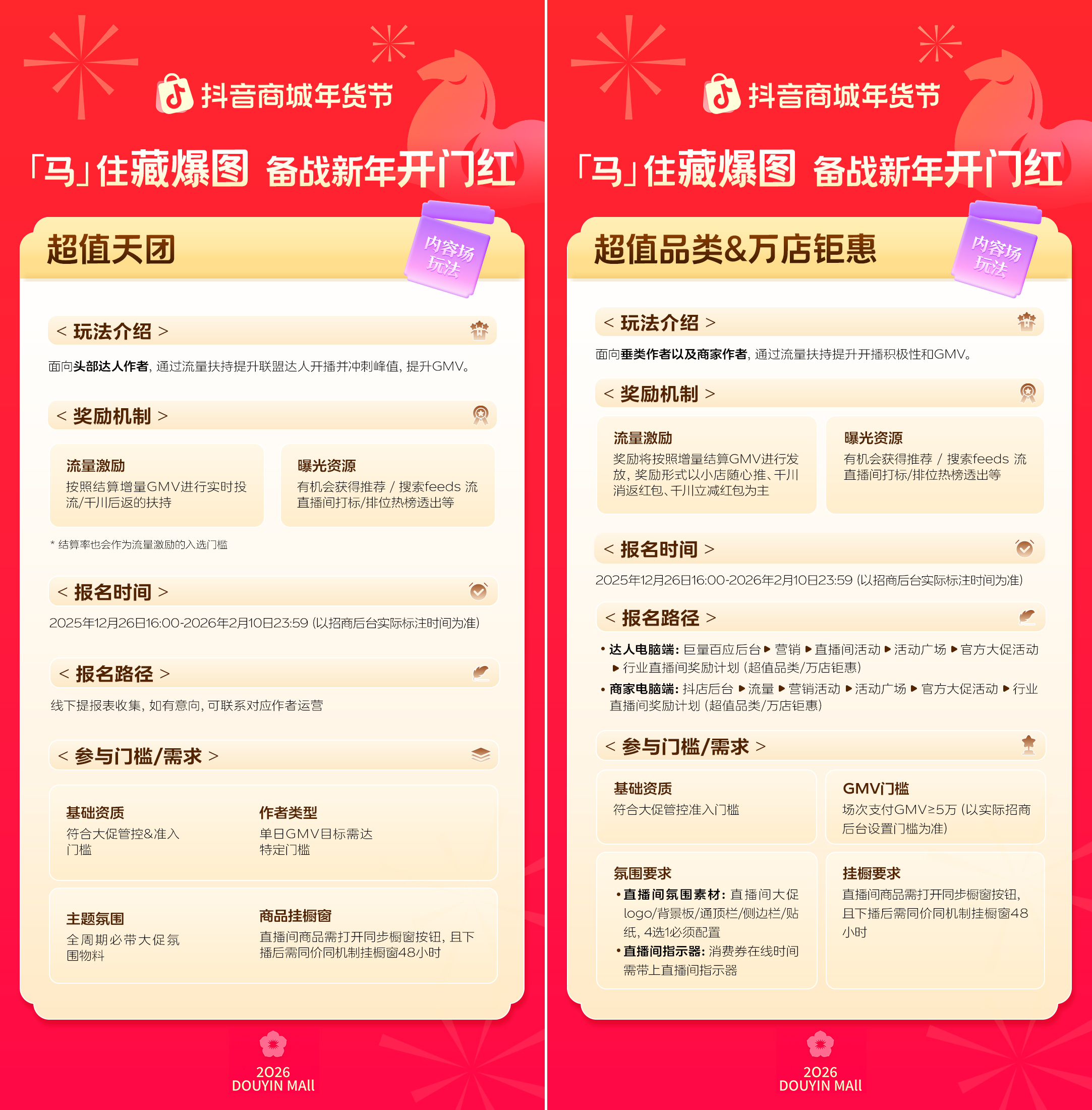 「马」住首波平台消费券！跟着抖音商城年货节藏爆图，迎接新年好生意