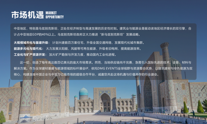 【首页】2026年中亚五国（乌兹别克斯坦）五大行业展览会