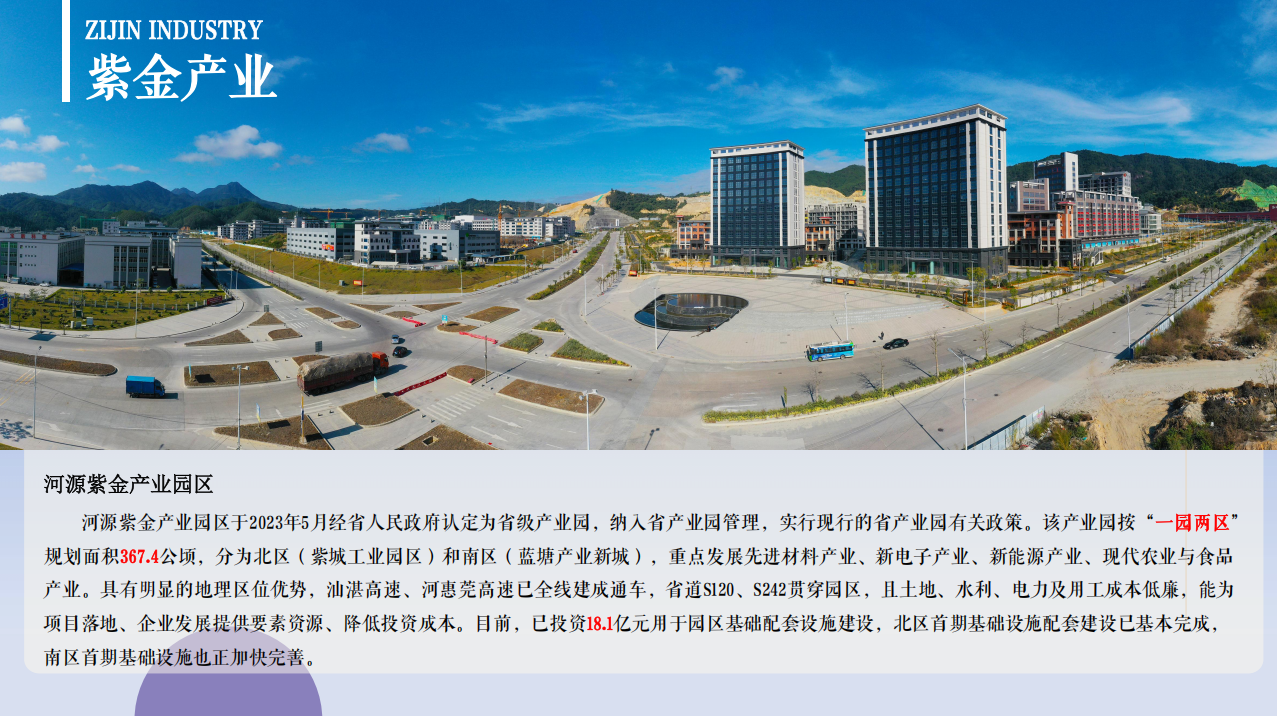 双区首圈·低成本成长高地——紫金县面向中小微&成长型企业招商