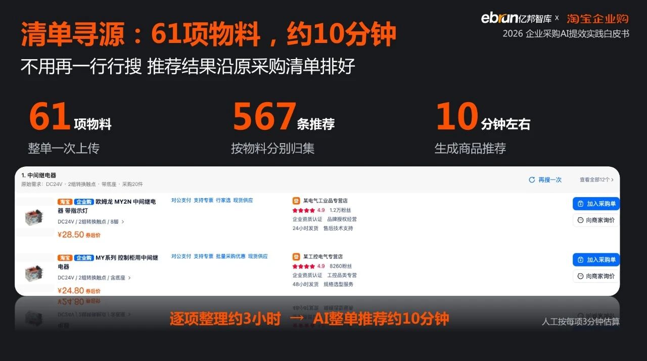 61项物料，10分钟给出推荐：AI开始接手采购员的重复劳动