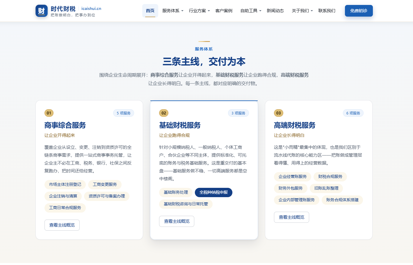 把账做明白,把事办到位——时代财税新官网上线,写给每一位认真经营的深圳创业者