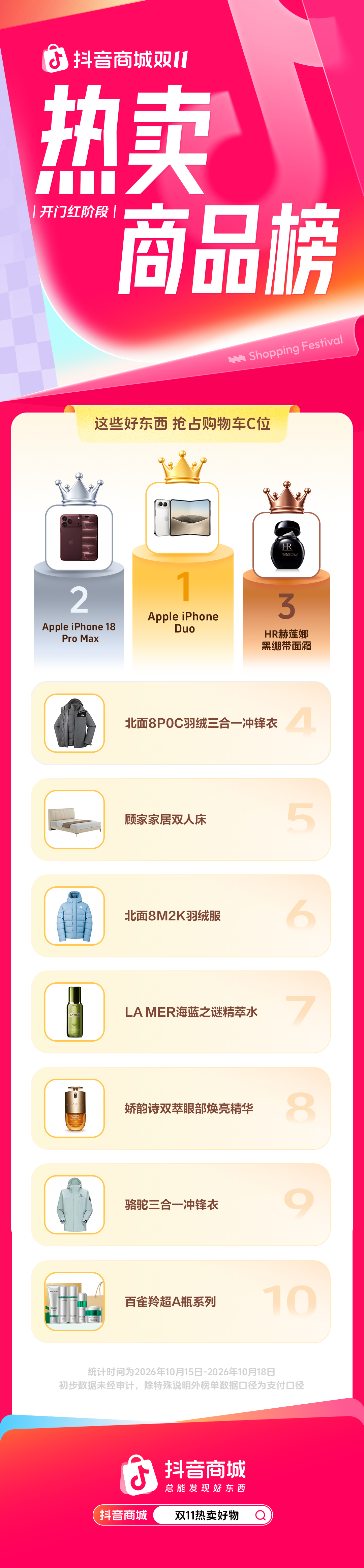 好逛又好买！抖音商城双11热卖商品榜发布