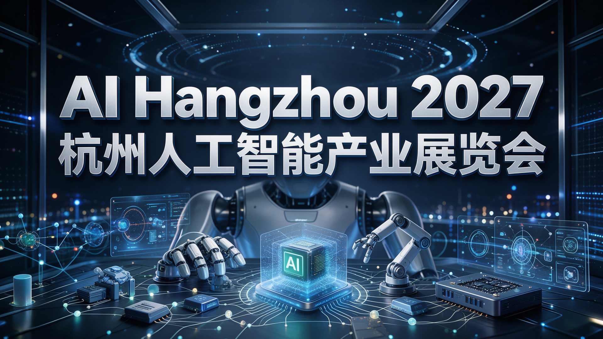 AI Hangzhou 2027杭州人工智能产业展会：从技术展示到产业成交，一站式对接平台
