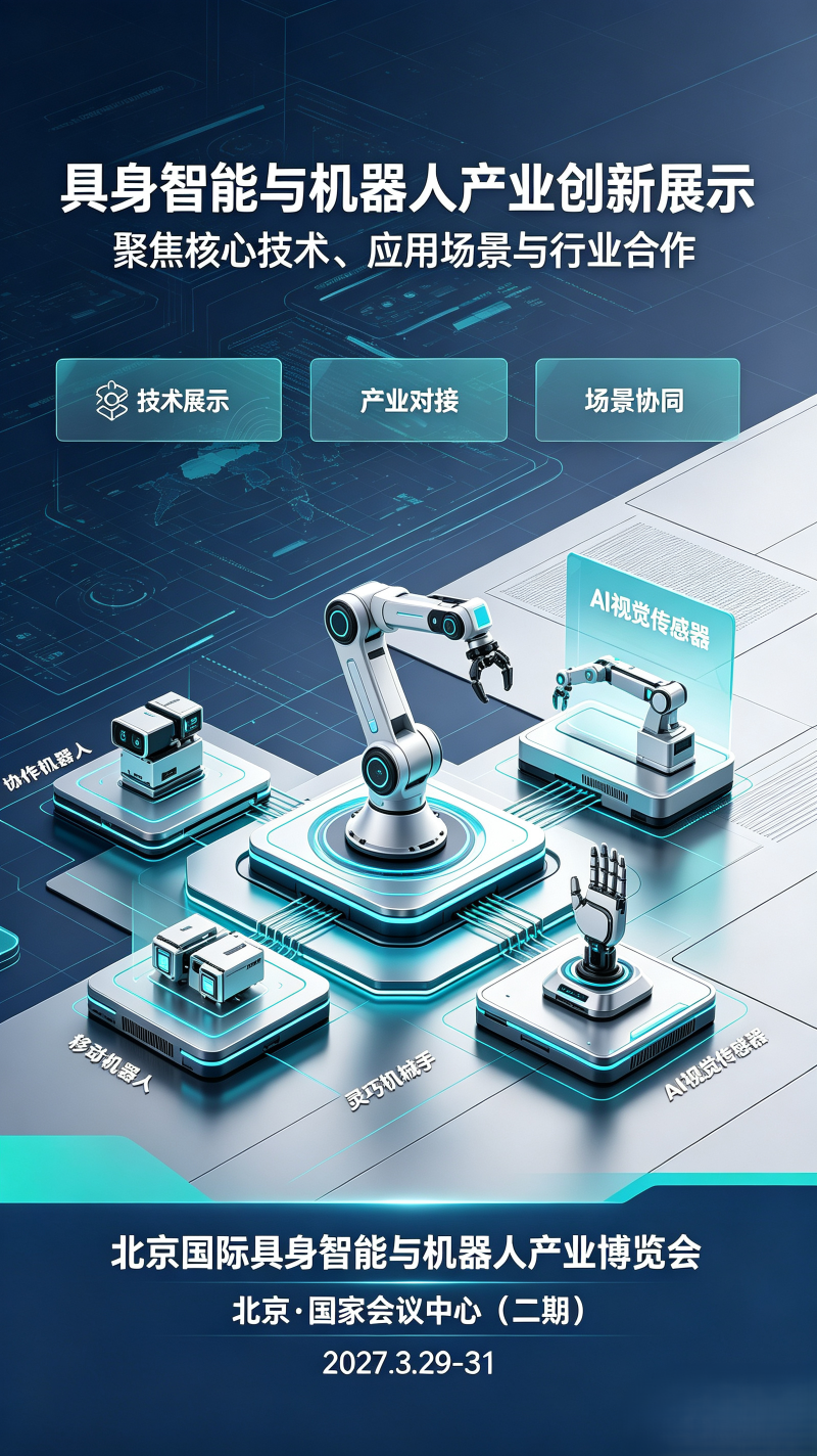 报名啦!2027北京国际具身智能与机器人产业博览会
